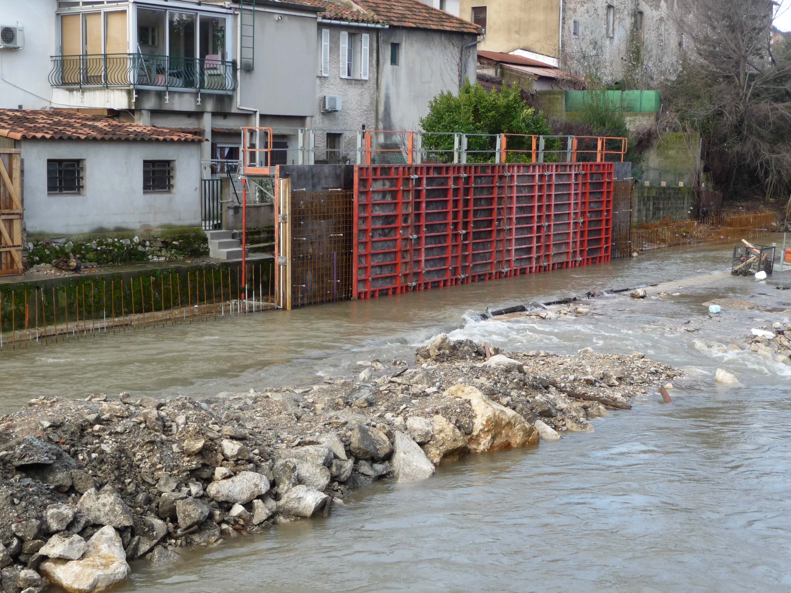 Huveaune La PennesurHuveaune 23/02/2010 Travaux ©SMBVH